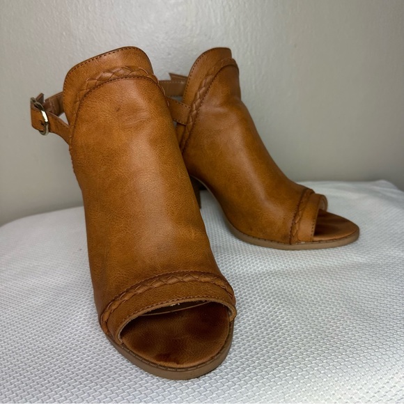 Qupid Shoes - Qupid Brown Chunky Bootie